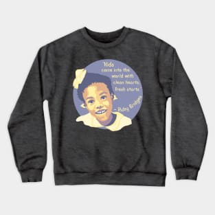 Ruby Bridges Portrait and Quote Crewneck Sweatshirt